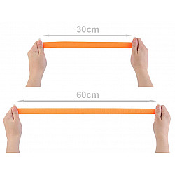 Elastic lat simplu, lățime 20 mm (card 1.5 m) - bej închis