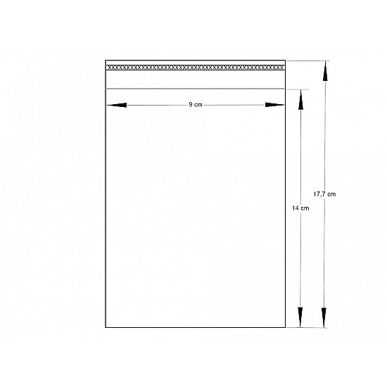 Pungi cu bule de aer și clapetă adezivă, 9x14 cm - (pachet 100 Buc.)