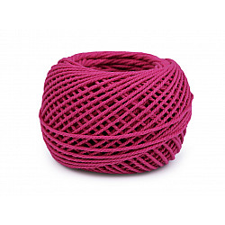 Aţă bumbac pentru croșetat, 40 g, fuchsia închis