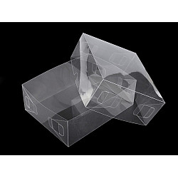 Cutie din plastic transparenta cu capac (pachet 10 Buc.)