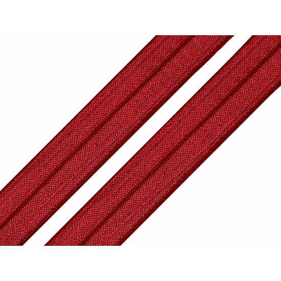 Elastic bias, lățime 20 mm (card 25 m) - bordo