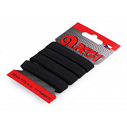 Elastic lat confecții, lățime 12 mm (card 5 m) - negru