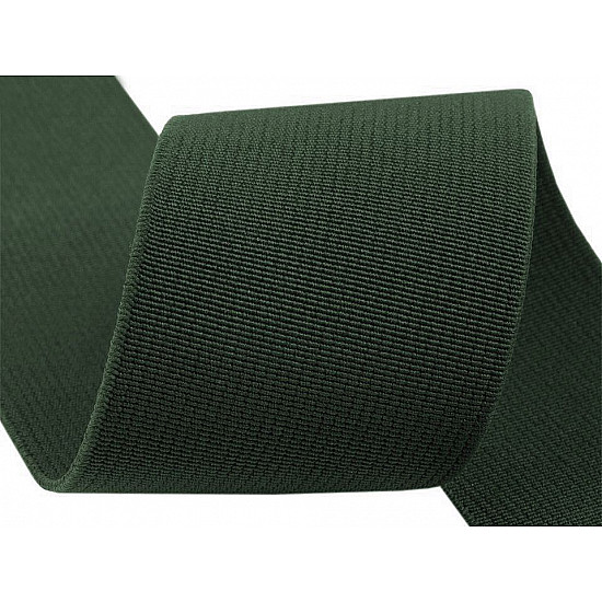 Elastic lat țesut, lățime 50 mm (rola 25 m) - verde avocado