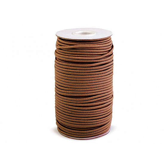 Elastic rotund, Ø3 mm (rola 50 m) - maro