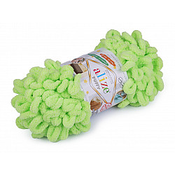 Fir de tricotat Alize Puffy, 100 g, verde neon