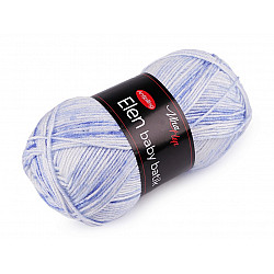 Fir de tricotat Elen baby 100 g - albastru deschis