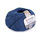 Fir de tricotat Gina / Jeans, 50 g - albastru delt