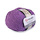 Fir de tricotat Gina / Jeans, 50 g - violet