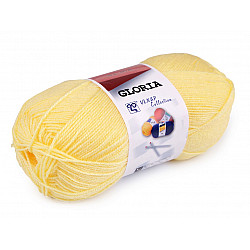 Fir de tricotat Gloria, 50 g - galben deschis