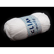 Fir de tricotat Nicky, 50 g - alb