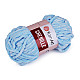 Fir de tricotat plușat Chenille, 100 g, bleu nu-mă-uita