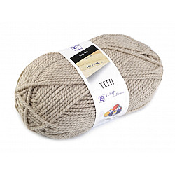 Fir de tricotat Yetti, 100 g - bej