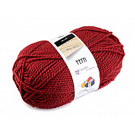 Fir de tricotat Yetti, 100 g - bordo deschis