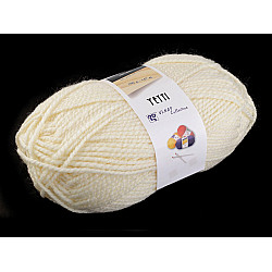 Fir de tricotat Yetti, 100 g - crem foarte deschis