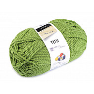 Fir de tricotat Yetti, 100 g - verde de stepă