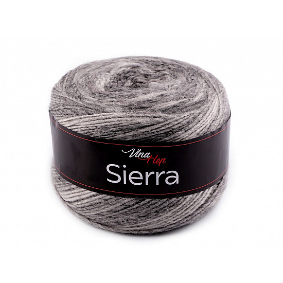 Fire de tricotat Sierra 150 g, gri