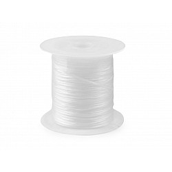 Fir elastic plat, 1 mm, alb