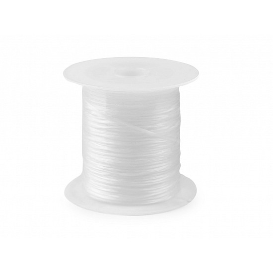 Fir elastic plat, 1 mm, alb