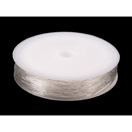 Fir elastic rotund, Ø0,8 mm, transparent