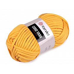 Fir de tricotat Cord Yarn, 250 g - galben - închis