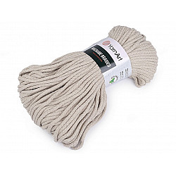 Fir de tricotat Macrame Braided 250 g - ecru