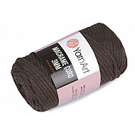 Fir de tricotat / croșetat Macrame Cord, 250 g - bej închis