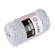 Fir de tricotat / croșetat Macrame Cord, 250 g - gri foarte deschis