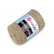 Fir de tricotat / croșetat Macrame Cotton, 250 g - verde pal