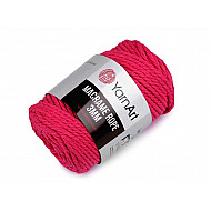 Fir de tricotat / croșetat Macrame Rope, 3 mm, 250 g - roz