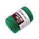 Fir de tricotat / croșetat Macrame Rope, 3 mm, 250 g - verde