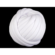 Fir tubular cu umplutură Marshmallow la metru, 750 g - alb