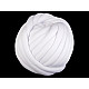 Fir tubular cu umplutură Marshmallow la metru, 750 g - alb