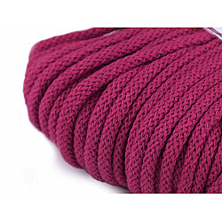 Șnur gros bumbac, Ø5 mm (pachet 10 m) - fuchsia