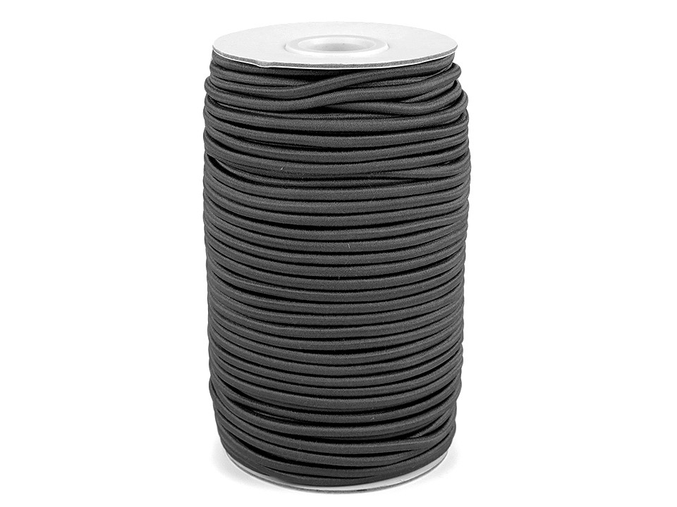 Elastic rotund, Ø3 mm (rola 50 m) - grafit