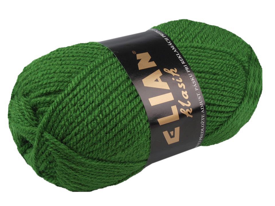 Fir de tricotat Klasik, 50 g - verde