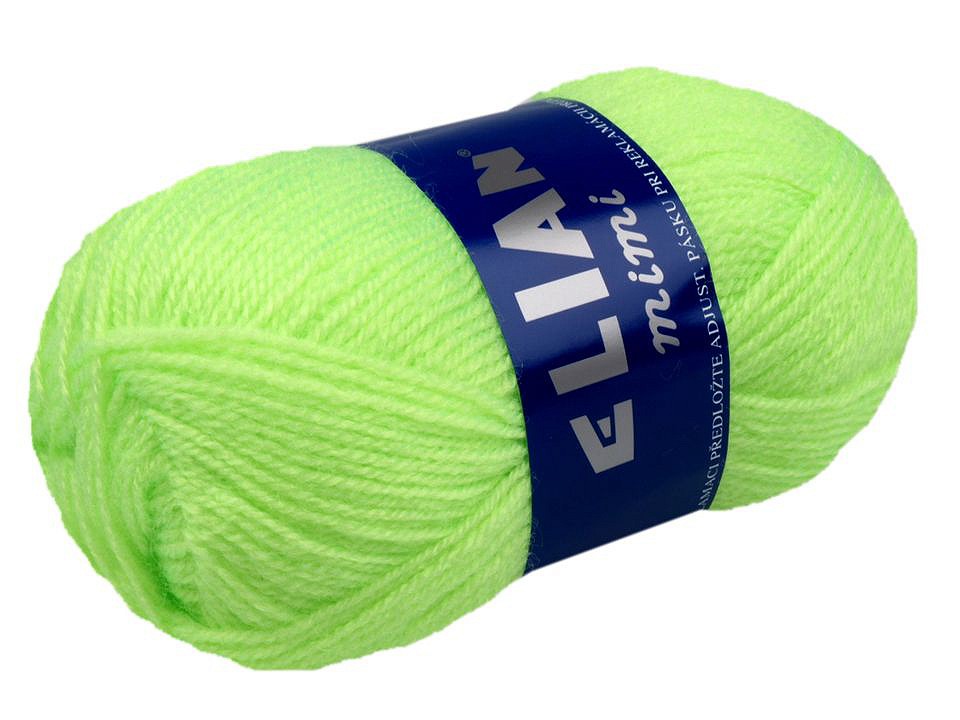 Fir de tricotat Mimi, 50 g - verde lime - neon